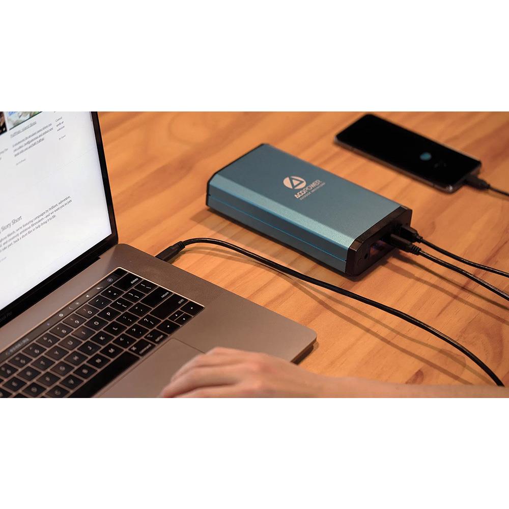 Acopower X230 14.8Volt 13Amper Li-ion Yedek Buzdolabı Aküsü + Powerbank + LED Lamba - . Görsel