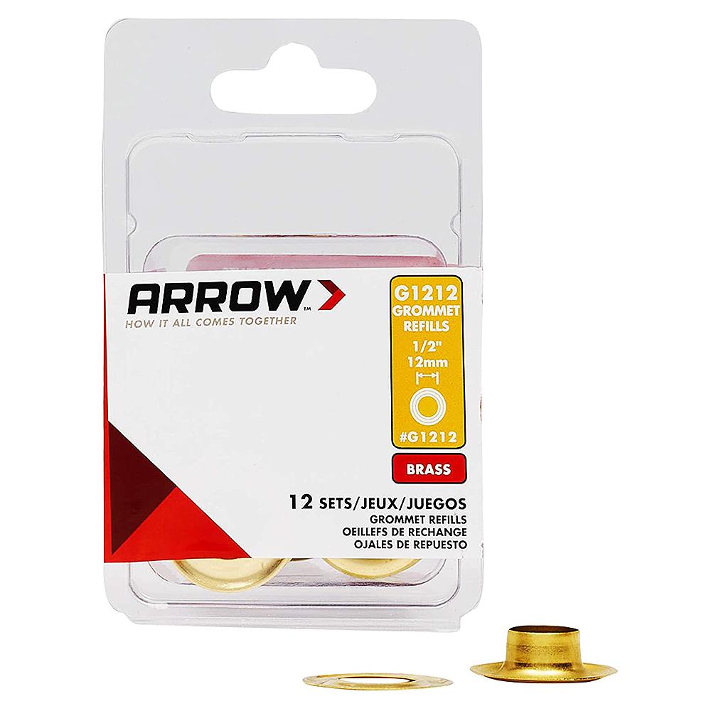 Arrow G1212 12mm Pirinç Kuşgözü Perçin - . Görsel