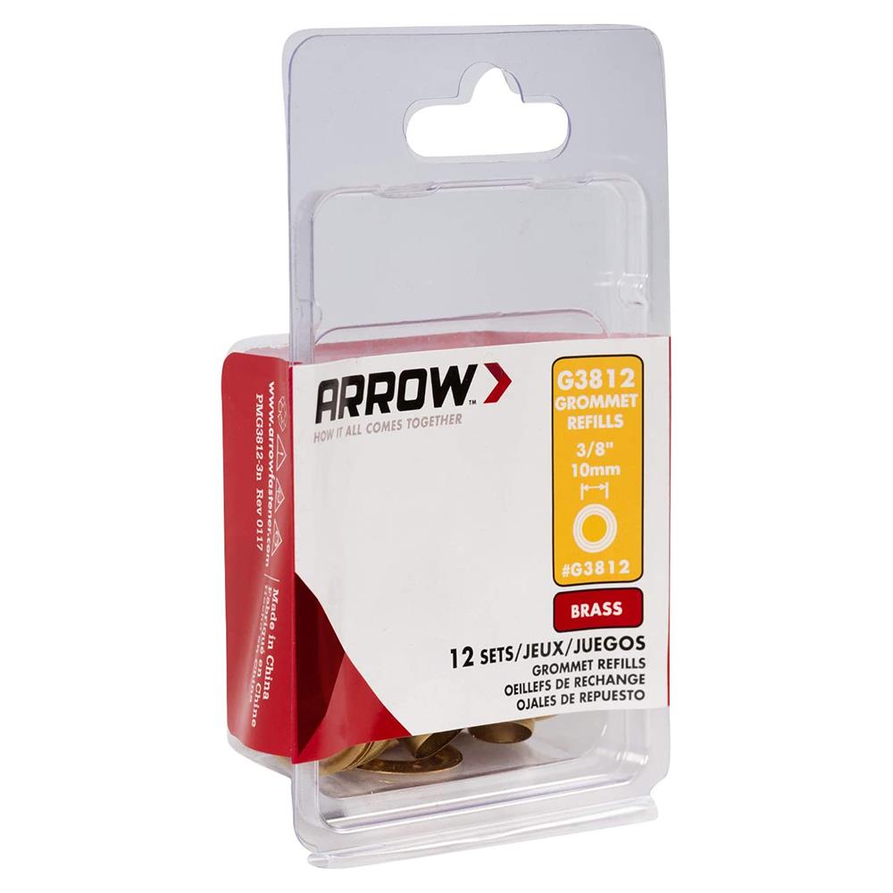Arrow G3812 10mm Pirinç Kuşgözü Perçin - . Görsel