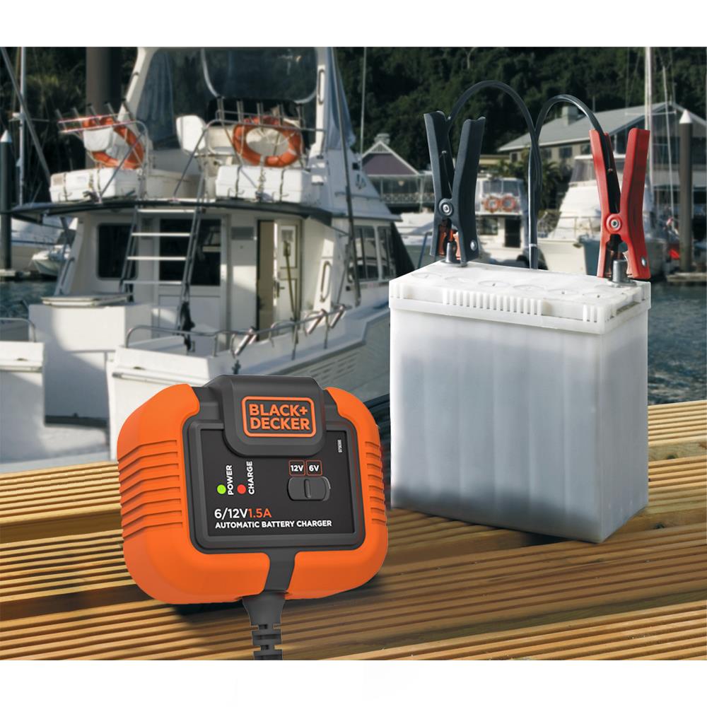 BLACK+DECKER BXA21 6V/12V 72A Akıllı Akü Şarj ve Akü Bakım Cihazı - . Görsel