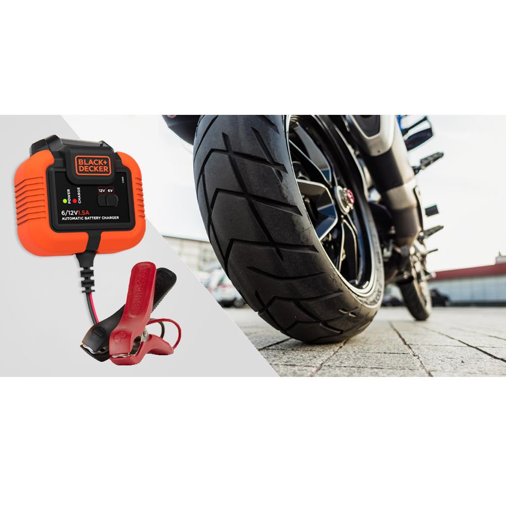 BLACK+DECKER BXA21 6V/12V 72A Akıllı Akü Şarj ve Akü Bakım Cihazı - . Görsel
