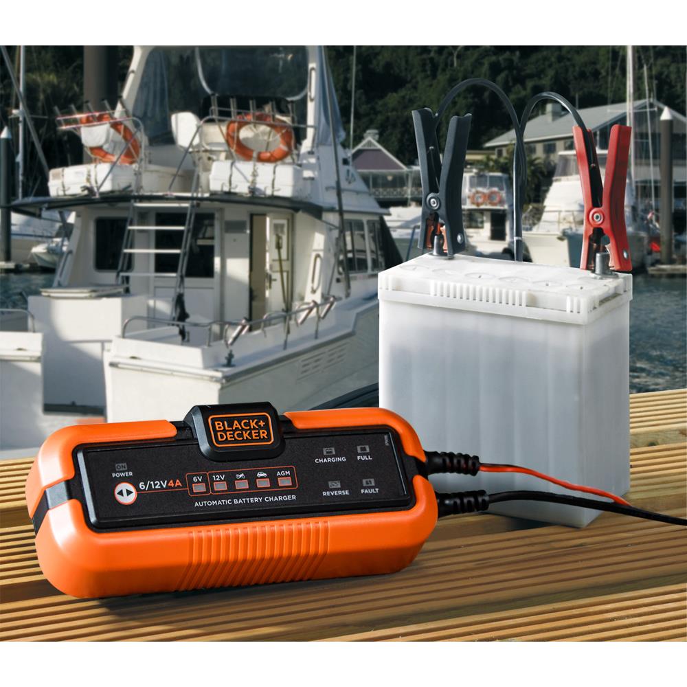 BLACK+DECKER BXA22 6V/12V 120A Akıllı Akü Şarj ve Akü Bakım Cihazı - . Görsel