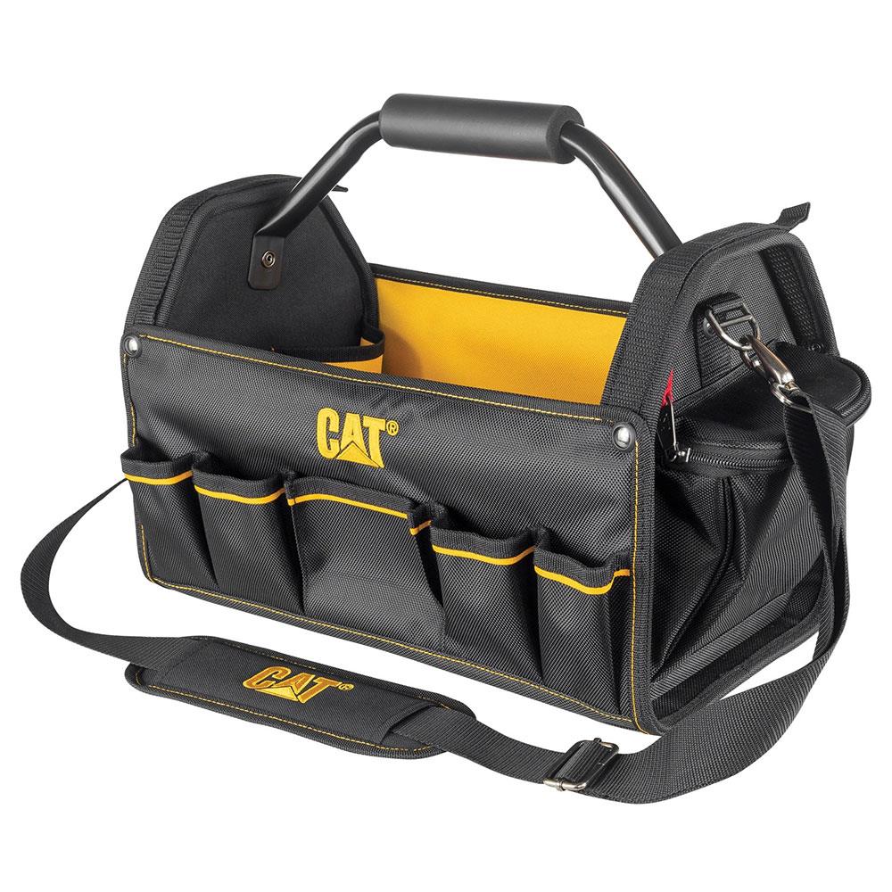 CAT DA980208 17'' Açık Ağızlı Ağır Hizmet Bez Alet Takım Çantası - . Görsel
