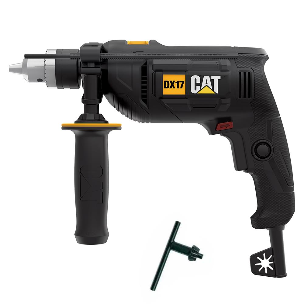 CAT DX17.1 750Watt 13mm Profesyonel Darbeli Matkap + 8 Parça Aksesuar - . Görsel