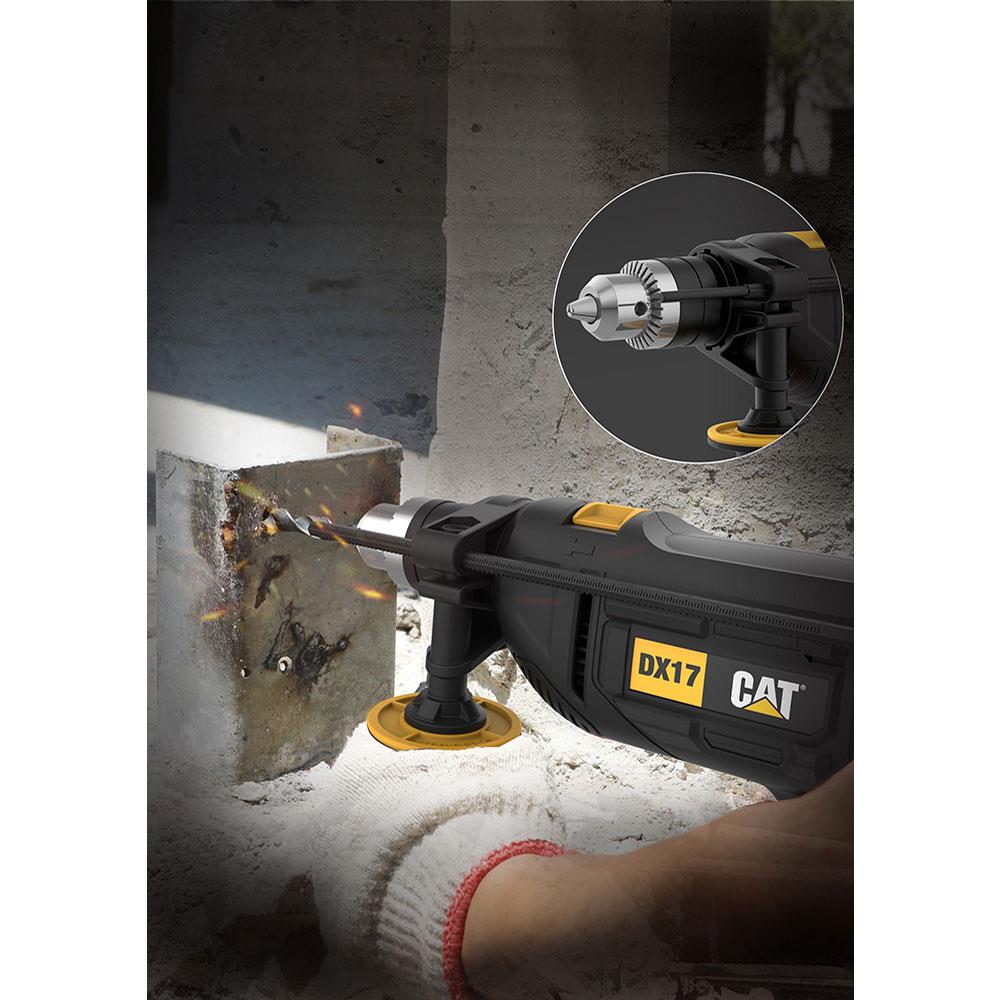 CAT DX17.1 750Watt 13mm Profesyonel Darbeli Matkap + 8 Parça Aksesuar - . Görsel