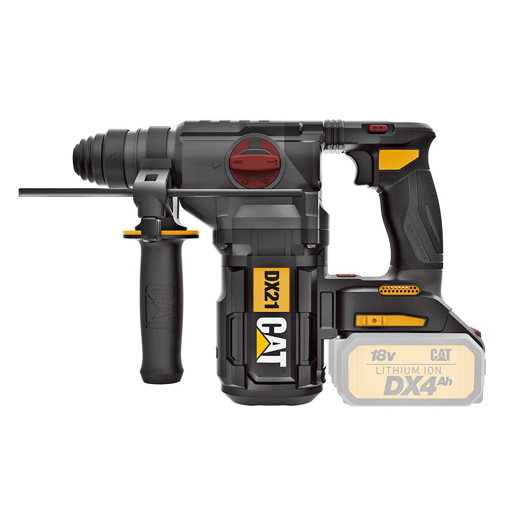 CAT DX21B 18Volt 2.2J Kömürsüz Profesyonel SDS-Plus Pnömatik Kırıcı/Delici (Akü Dahil Değildir) - . Görsel