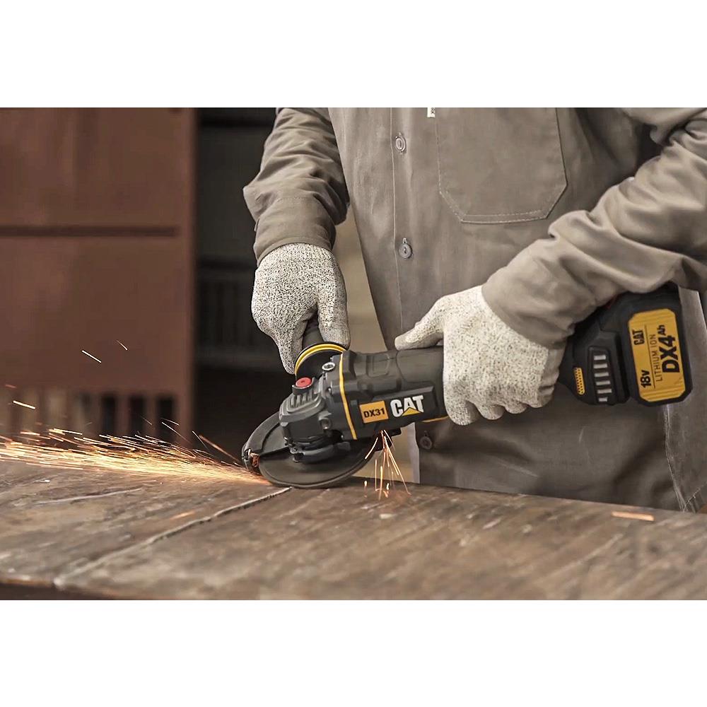 CAT DX31B 18Volt 115mm Kömürsüz Profesyonel Avuç Taşlama (Akü Dahil Değildir) - . Görsel