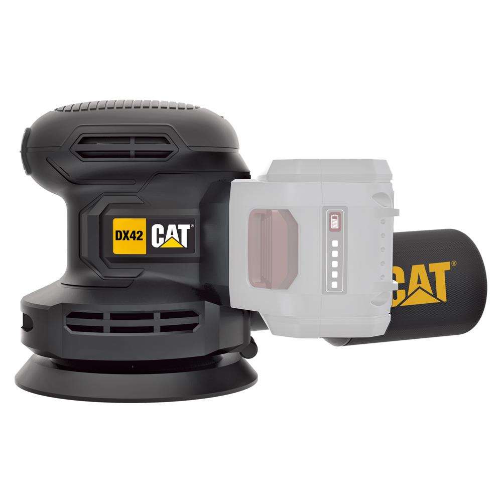 CAT DX42B 18Volt 125mm Profesyonel Devir Ayarlı Eksantrik Zımpara (Akü Dahil Değildir) - . Görsel