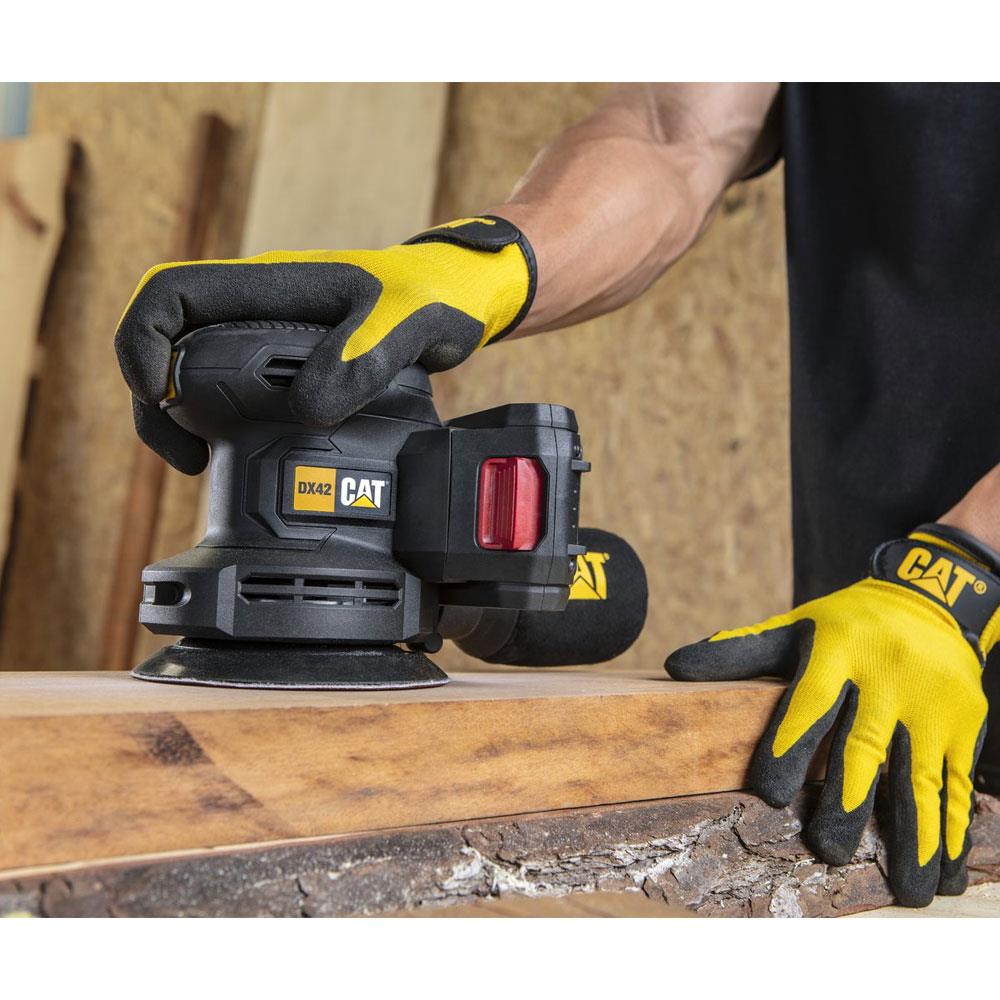 CAT DX42B 18Volt 125mm Profesyonel Devir Ayarlı Eksantrik Zımpara (Akü Dahil Değildir) - . Görsel