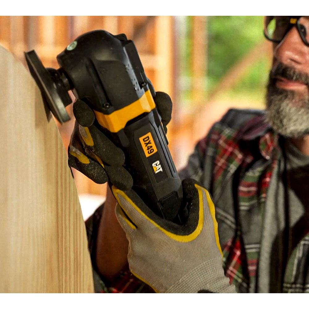 CAT DX49.1 350Watt Profesyonel Çok Amaçlı Devir Ayarlı Kesme Raspalama ve Zımpara + 14 Adet Aksesuar - . Görsel