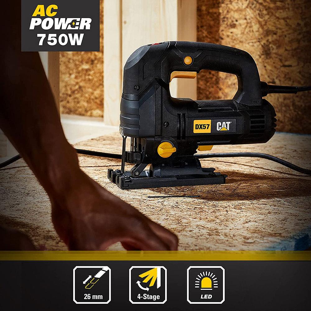 CAT DX57 750Watt Profesyonel Devir Ayarlı Dekupaj Testere - . Görsel
