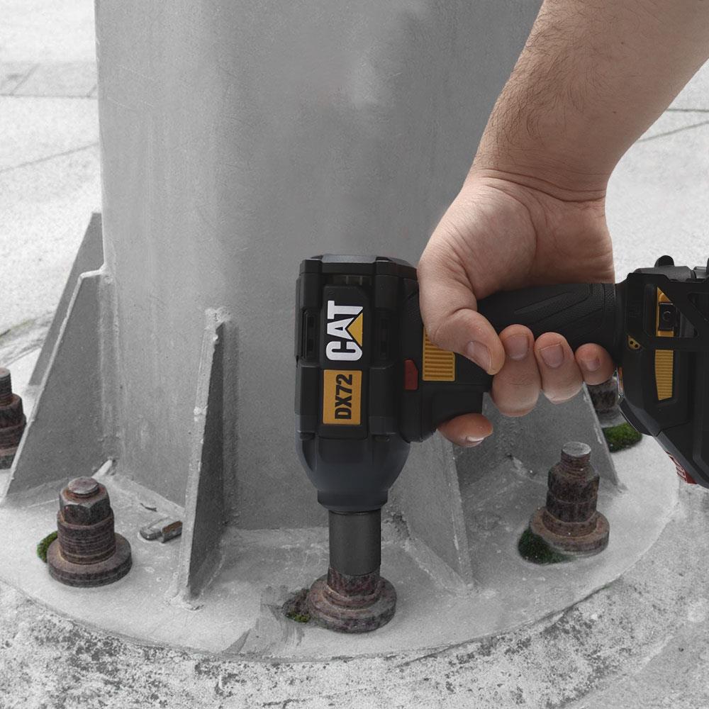 CAT DX72 18Volt/4.0Ah Li-ion Çift Akülü Şarjlı 350Nm Kömürsüz Profesyonel Somun Sıkma - . Görsel