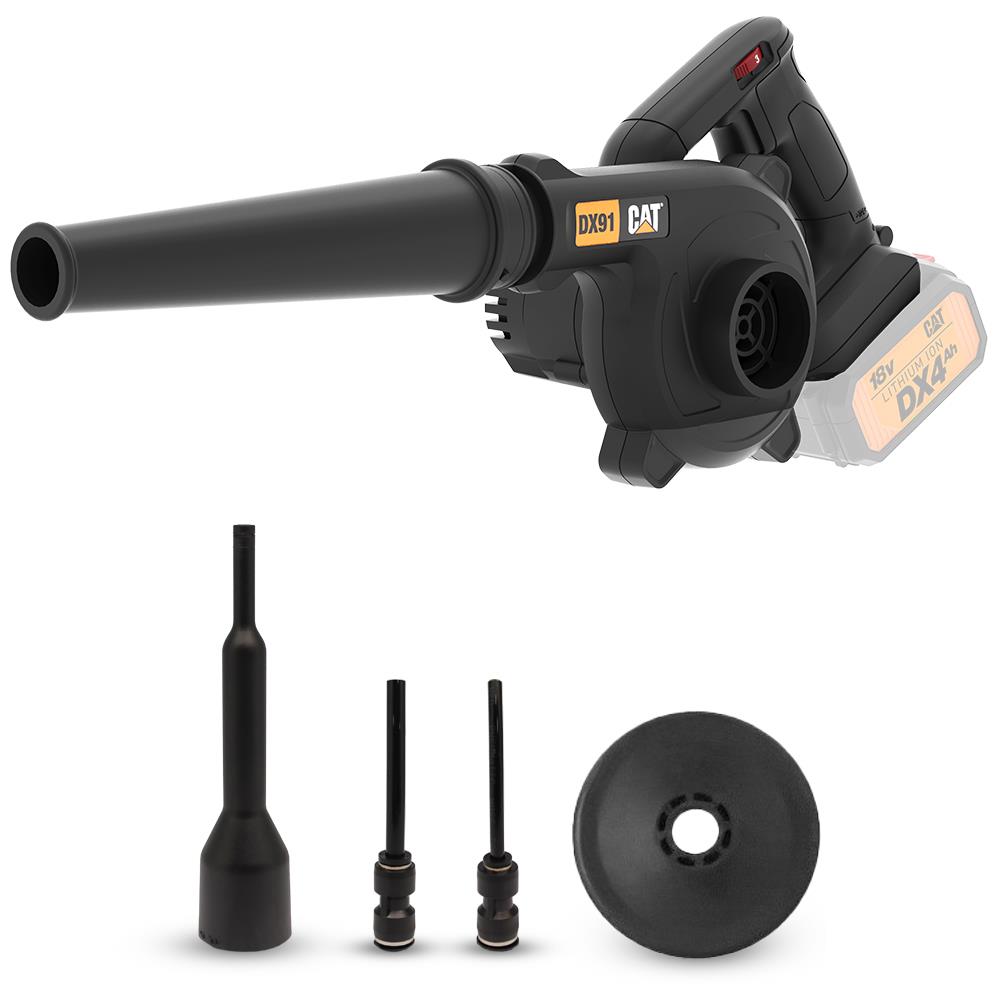 CAT DX91B 18Volt Profesyonel Devir Ayarlı Üfleyici + 5 Parça Aksesuar (Akü Dahil Değildir) - . Görsel