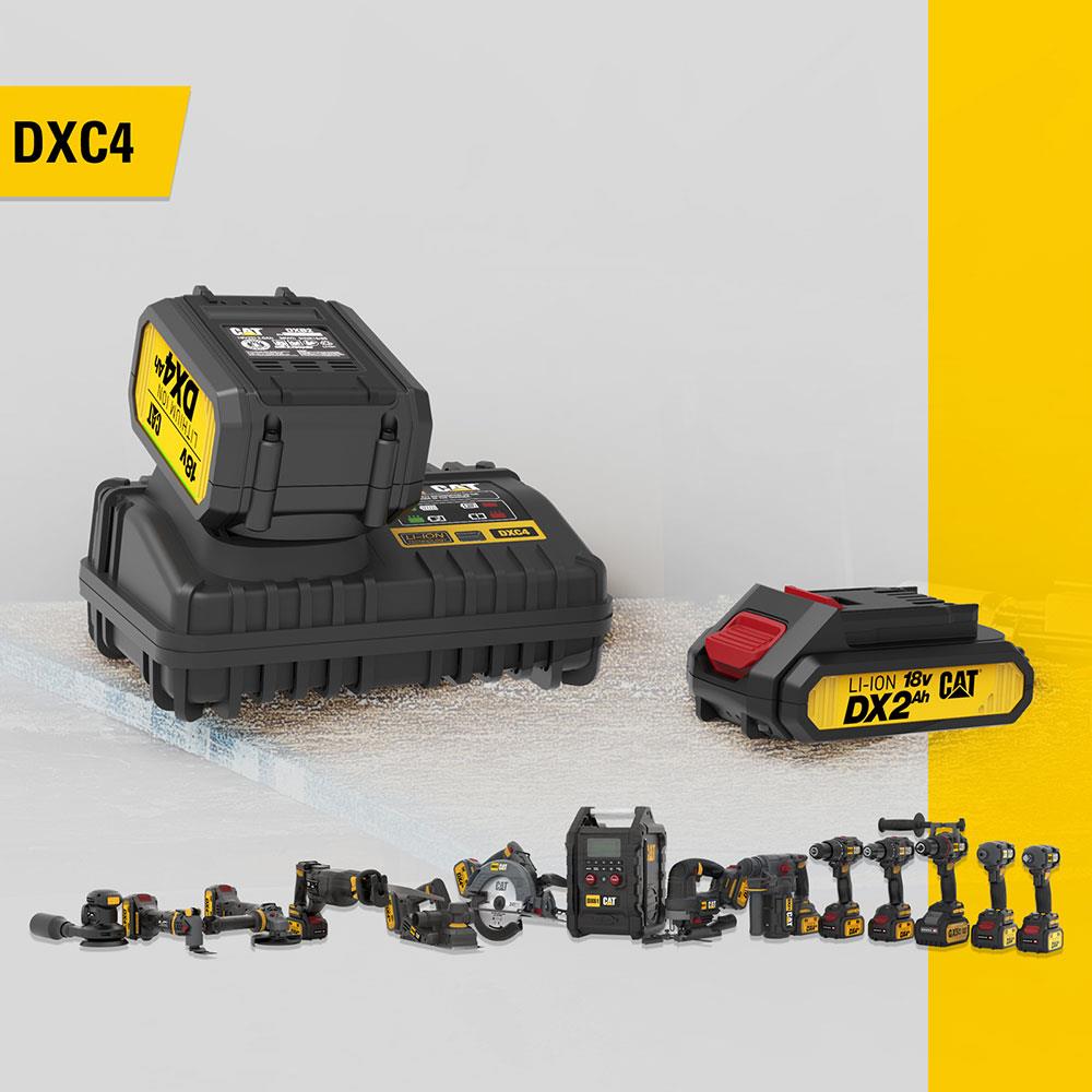 CAT DXC4 18Volt Li-ion ONE FOR ALL Profesyonel Hızlı Akü Şarj Cihazı - . Görsel
