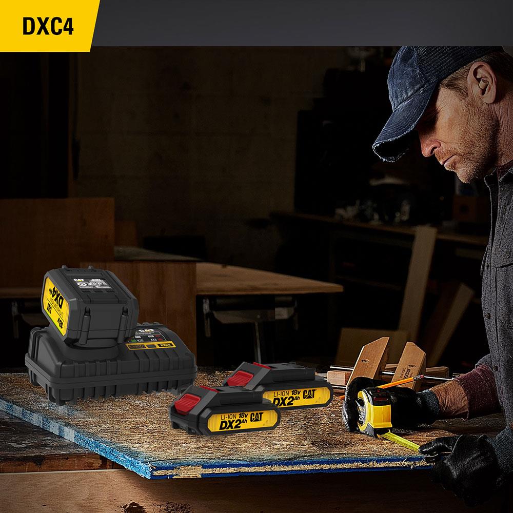 CAT DXC4 18Volt Li-ion ONE FOR ALL Profesyonel Hızlı Akü Şarj Cihazı - . Görsel