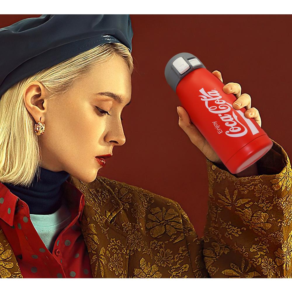 Coca-Cola CCMDB35 0,35L Vakumlu Çift Yalıtımlı Paslanmaz Çelik Seyahat Bardağı /Termos - . Görsel