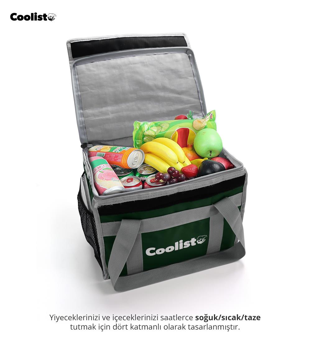 Coolist CL26G 26 Litre Katlanabilir Termos Bez Çanta / Buzluk - . Görsel
