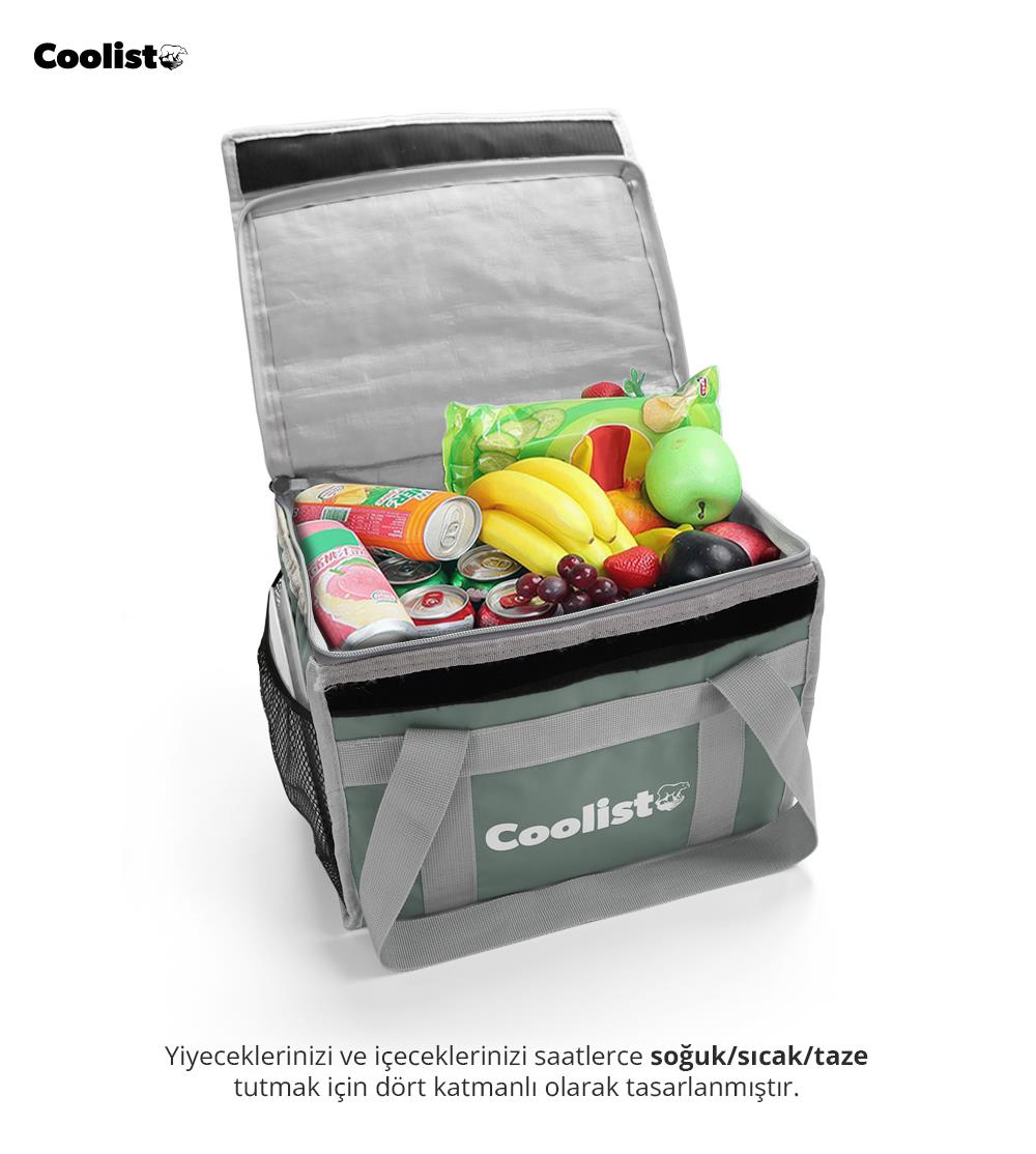 Coolist CL26LG 26 Litre Katlanabilir Termos Bez Çanta / Buzluk - . Görsel