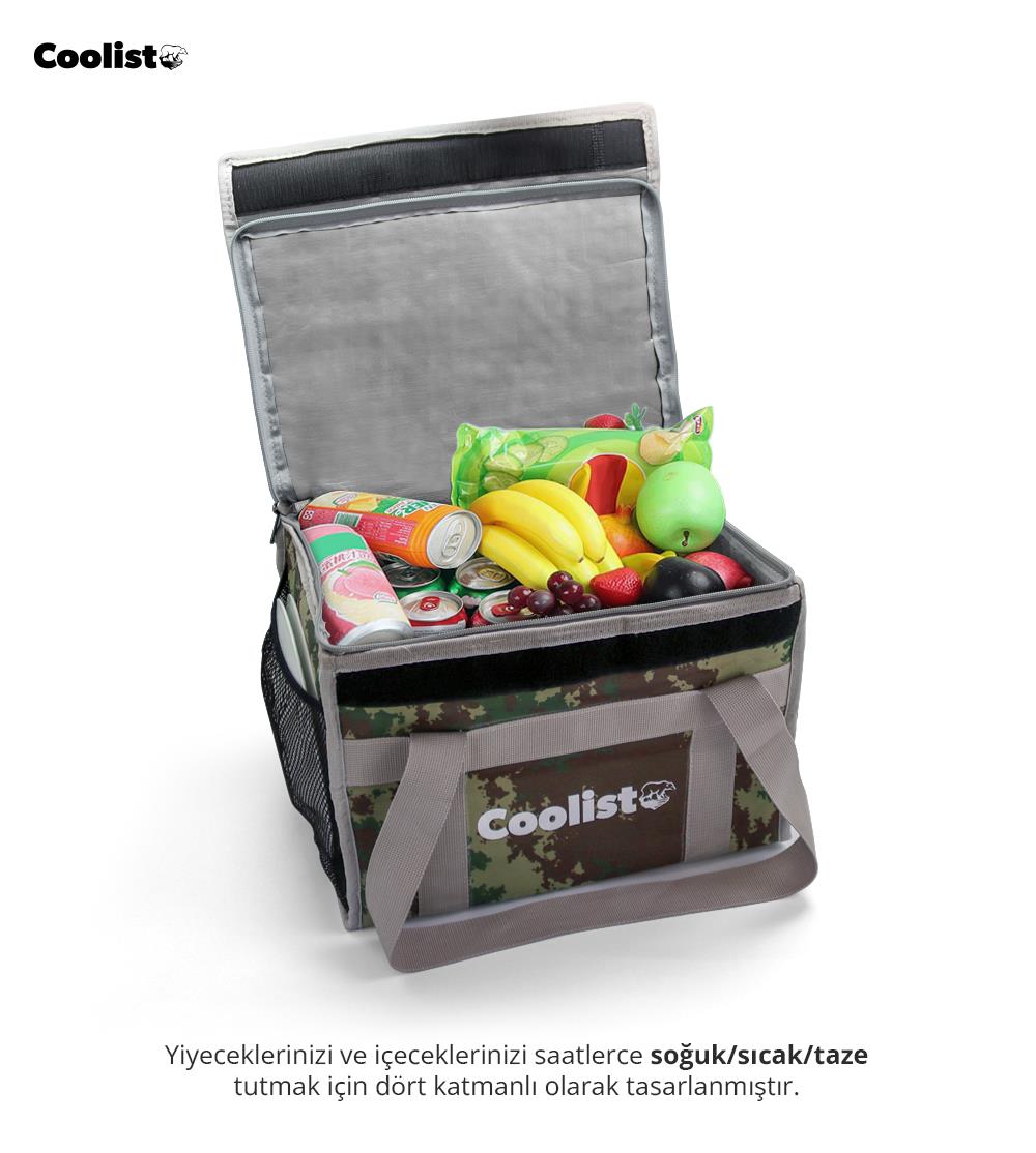 Coolist CL36C 36 Litre Katlanabilir Termos Bez Çanta / Buzluk - . Görsel