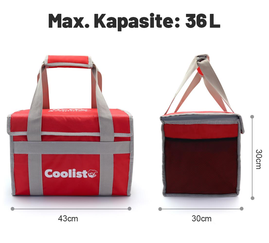 Coolist CL36R 36 Litre Katlanabilir Termos Bez Çanta / Buzluk - . Görsel