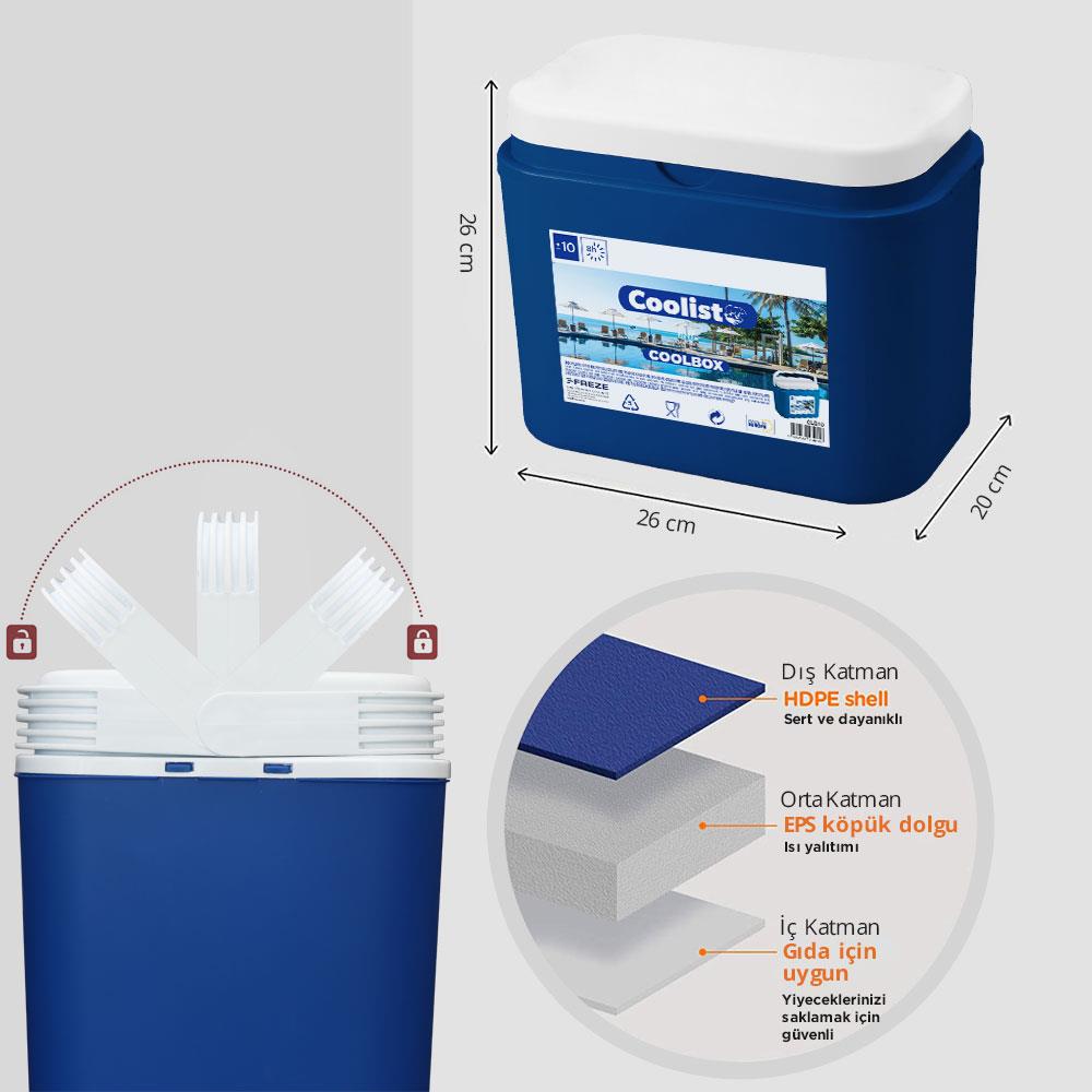 Coolist CLB10 10 Litre Buzluk - . Görsel