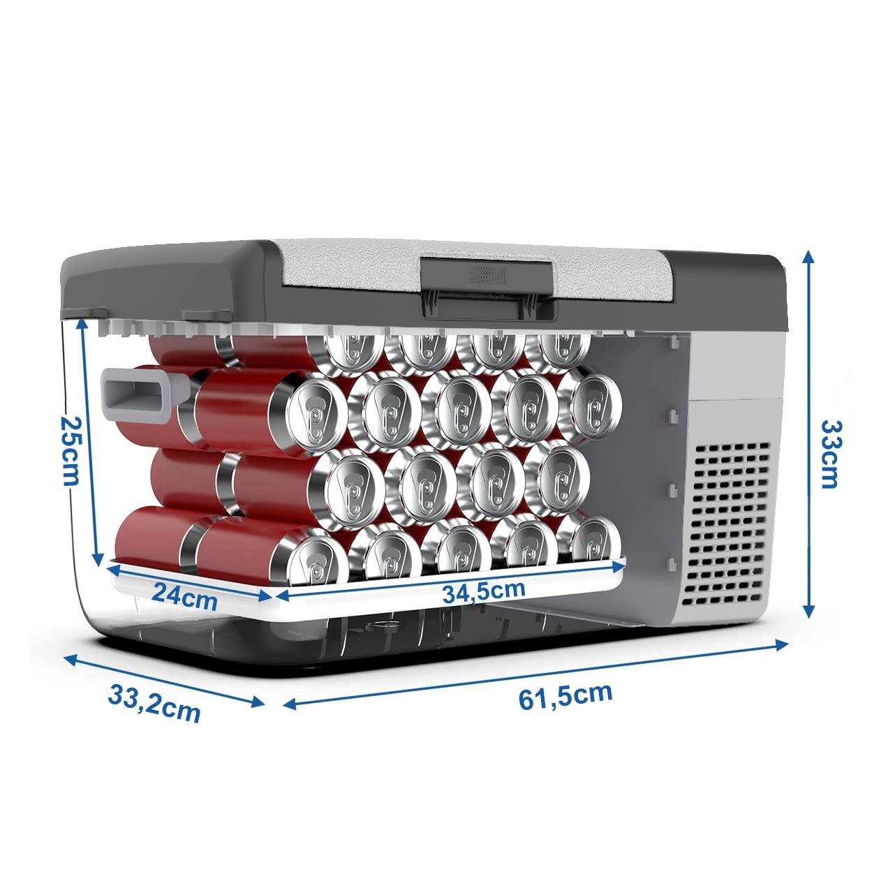 ICECO MCD20S 12/24Volt 20 Litre Kompresörlü Oto Buzdolabı/Dondurucu - . Görsel