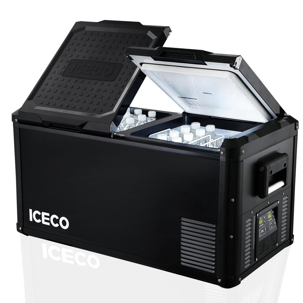 ICECO VL90PROD 12/24Volt 220Volt 90 Litre Çift Bölmeli Outdoor Kompresörlü Oto Buzdolabı/Dondurucu - . Görsel