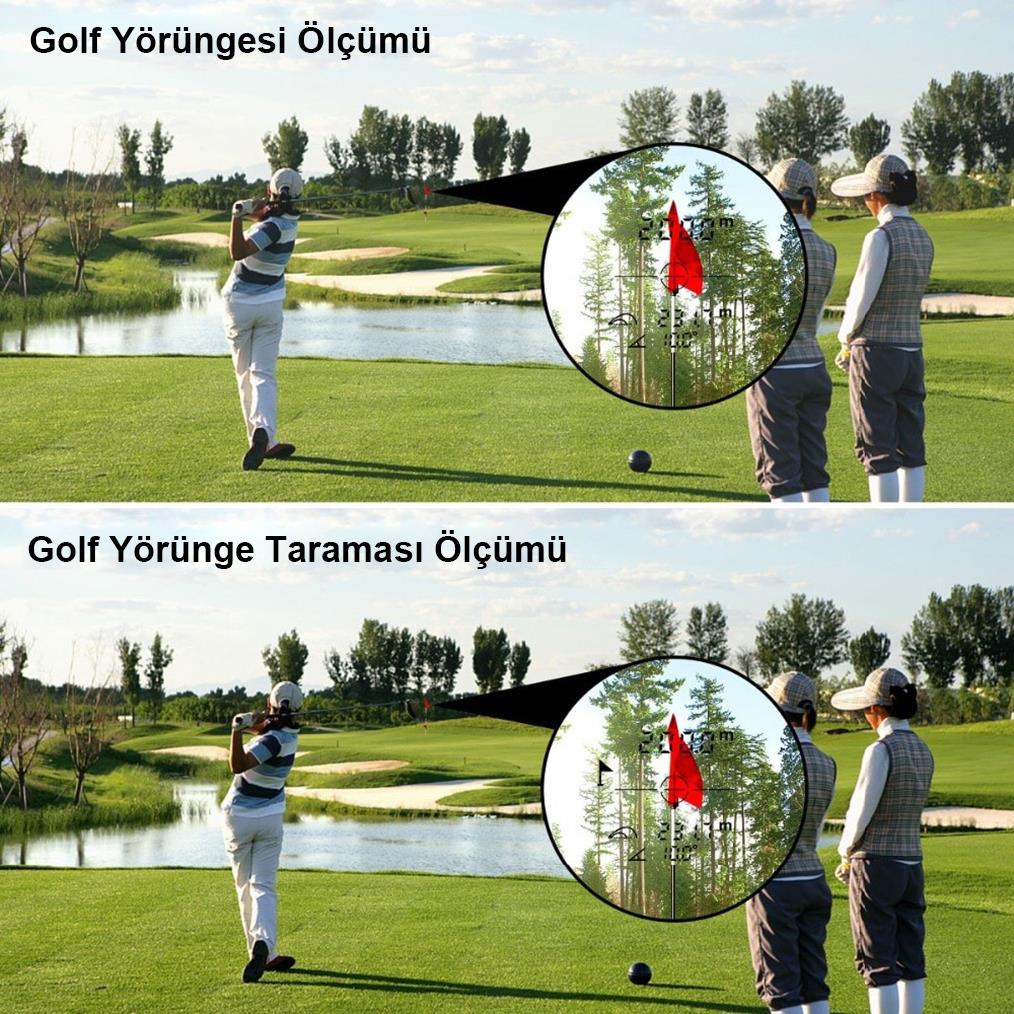 KOBB KBL1000 1Km Profesyonel Optik Dürbünlü Golf Lazer Metre + Hız Tespit Cihazı - . Görsel