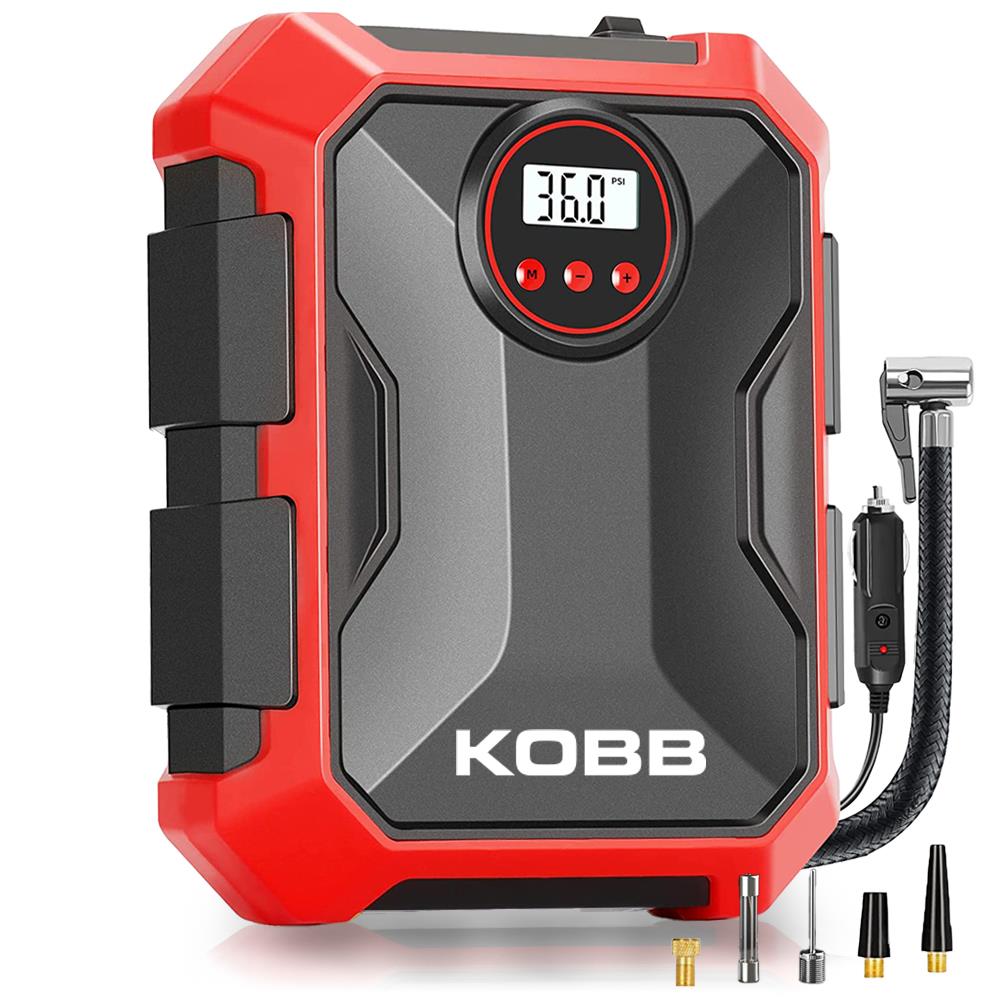 KOBB KB200 12Volt 150 PSI Ayarlanabilir Dijital Basınç Göstergeli Hava Lastik Şişirme Pompası - . Görsel