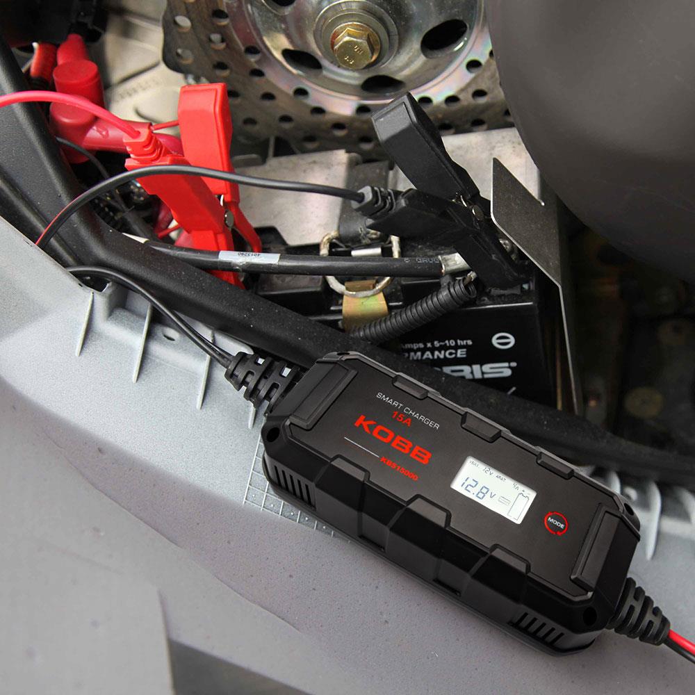 KOBB KBS15000 6V/12V/24V 300A Akıllı Dijital Akü Şarj ve Akü Bakım/Desülfatör - . Görsel