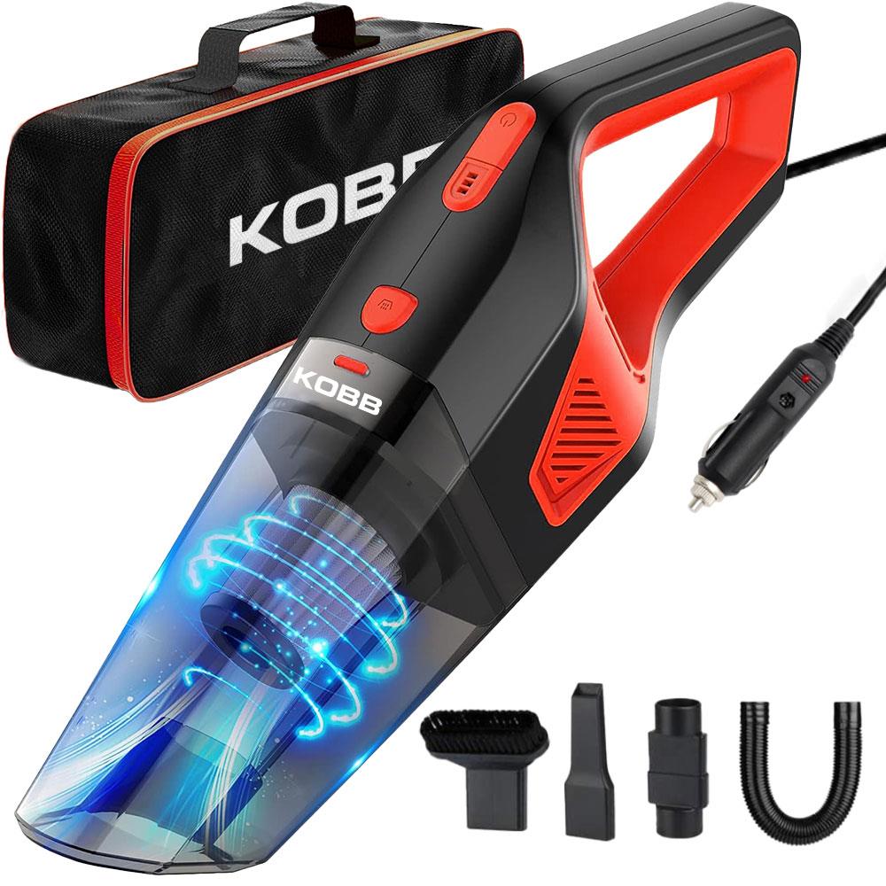 KOBB KBV12 12Volt/120Watt Araç Süpürgesi + 5 Parça Aksesuar Seti + Taşıma Çantası - . Görsel
