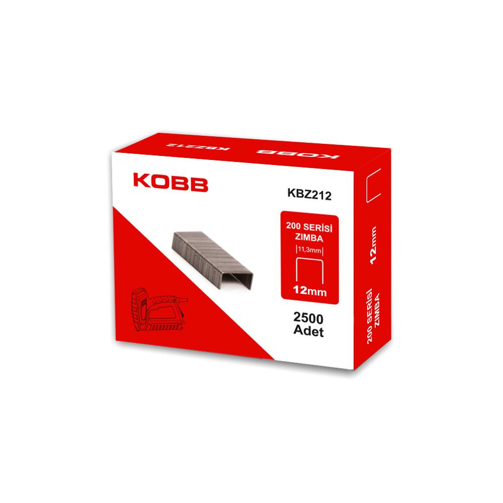 KOBB KBZ212 12mm 2500 Adet 200 Serisi Ağır Hizmet Tipi Zımba Teli - . Görsel