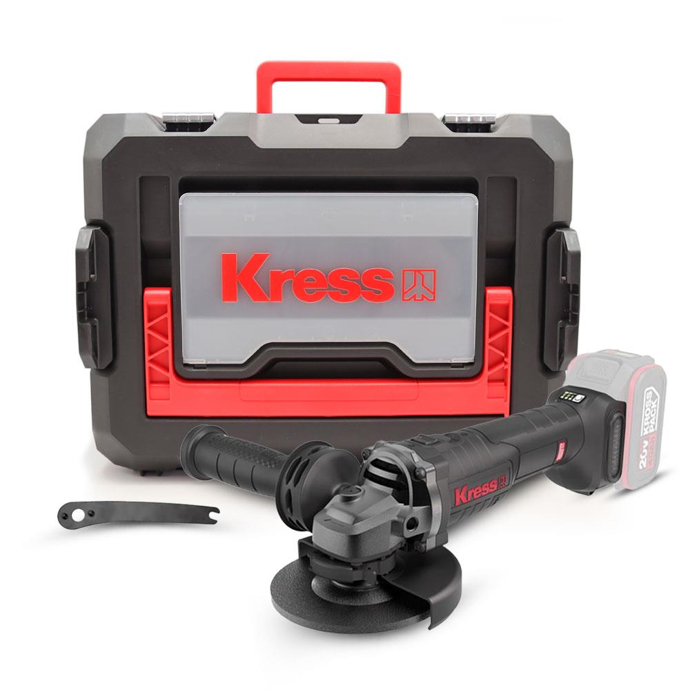 Kress KUH02.91 20Volt 115mm Kömürsüz Profesyonel Şarjlı Devir Ayarlı Avuç Taşlama (Akü Dahil Değildir) - . Görsel