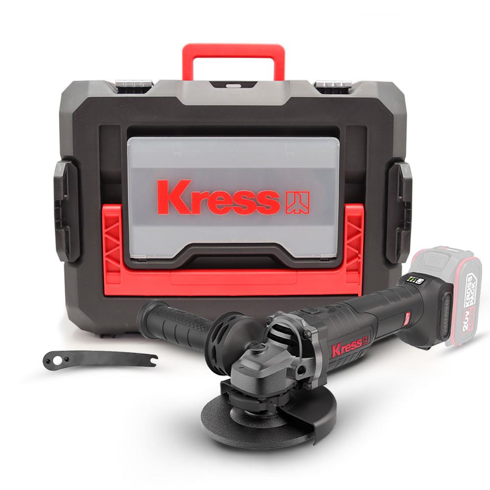 Kress KUH10.91 20Volt 125mm Kömürsüz Profesyonel Şarjlı Devir Ayarlı Avuç Taşlama (Akü Dahil Değildir) - . Görsel