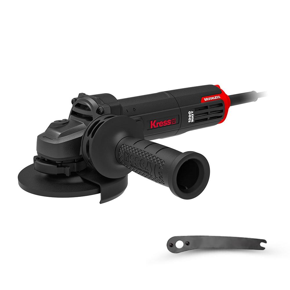 Kress KUS26 1200Watt 125mm Kömürsüz Motor Profesyonel Avuç Taşlama - . Görsel