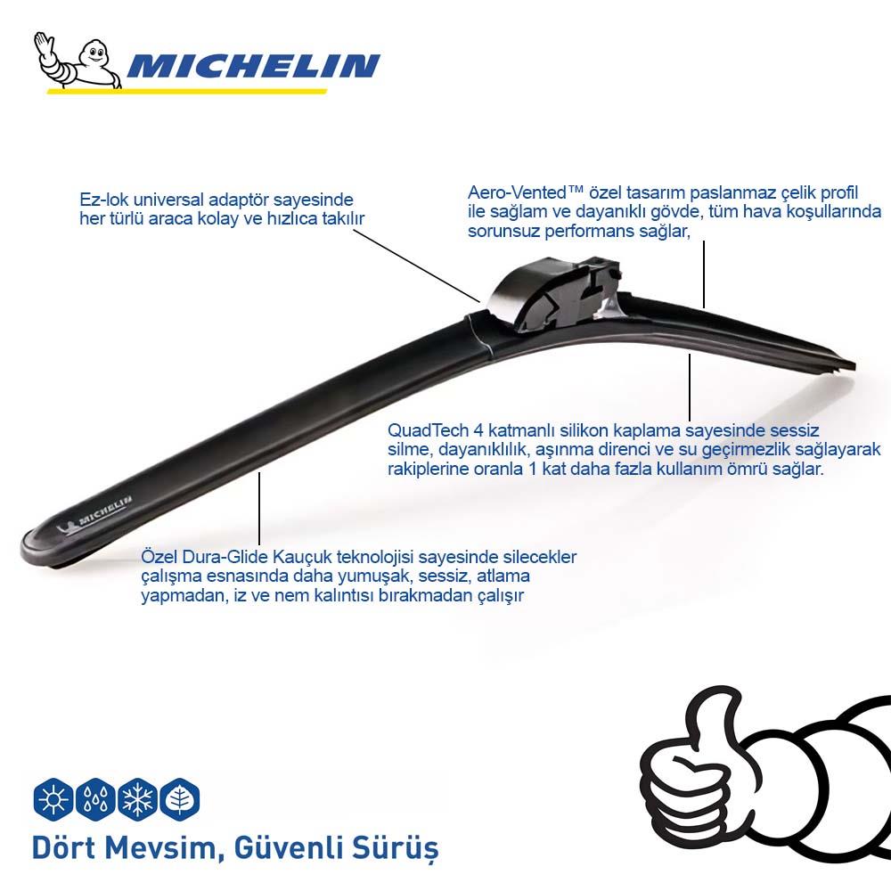 Michelin EASYCLIP™ MC8675 75CM 1 Adet Universal Muz Tipi Silecek - . Görsel