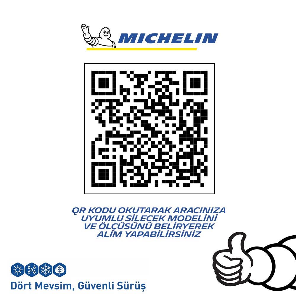 Michelin EASYCLIP™ MCR430 43CM 1 Adet Universal Muz Tipi Arka Silecek - . Görsel