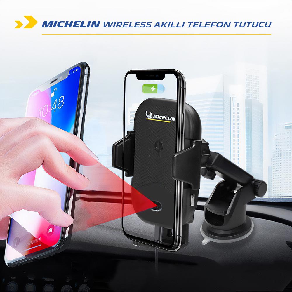 Michelin MC33368 Wireless Telefon Şarj Cihazı ve Dokunmatik Akıllı Telefon Tutucu - . Görsel