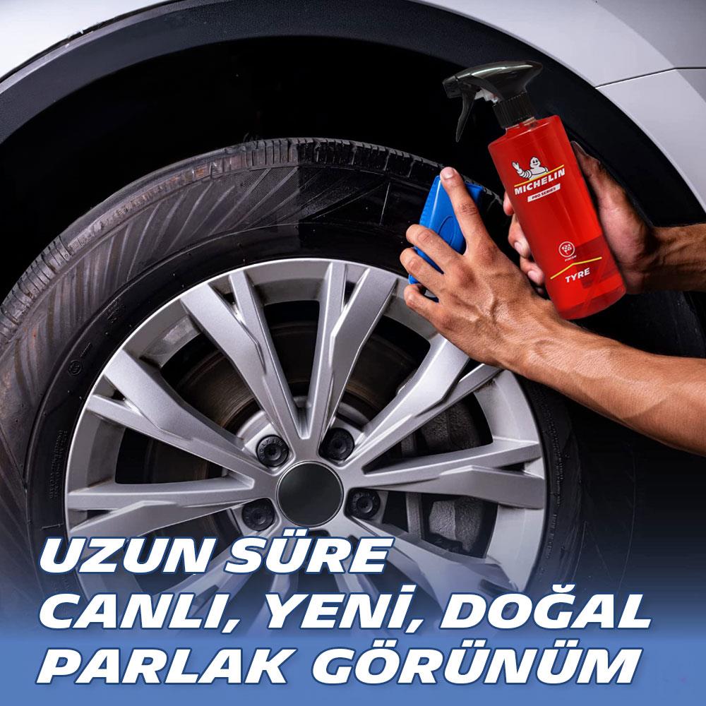 Michelin MC33573 500ml PRO Serisi Lastik ve Trim Parlatıcı, Koruyucu ve Yenileyici Sprey - . Görsel