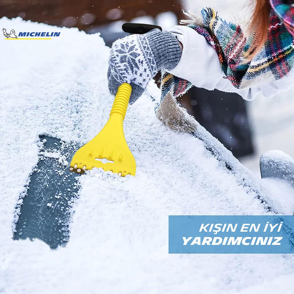 Michelin MC6986 3’ü Bir Arada Buz kazıyıcı, Kar Küreği, Silecek Temizleyici - . Görsel