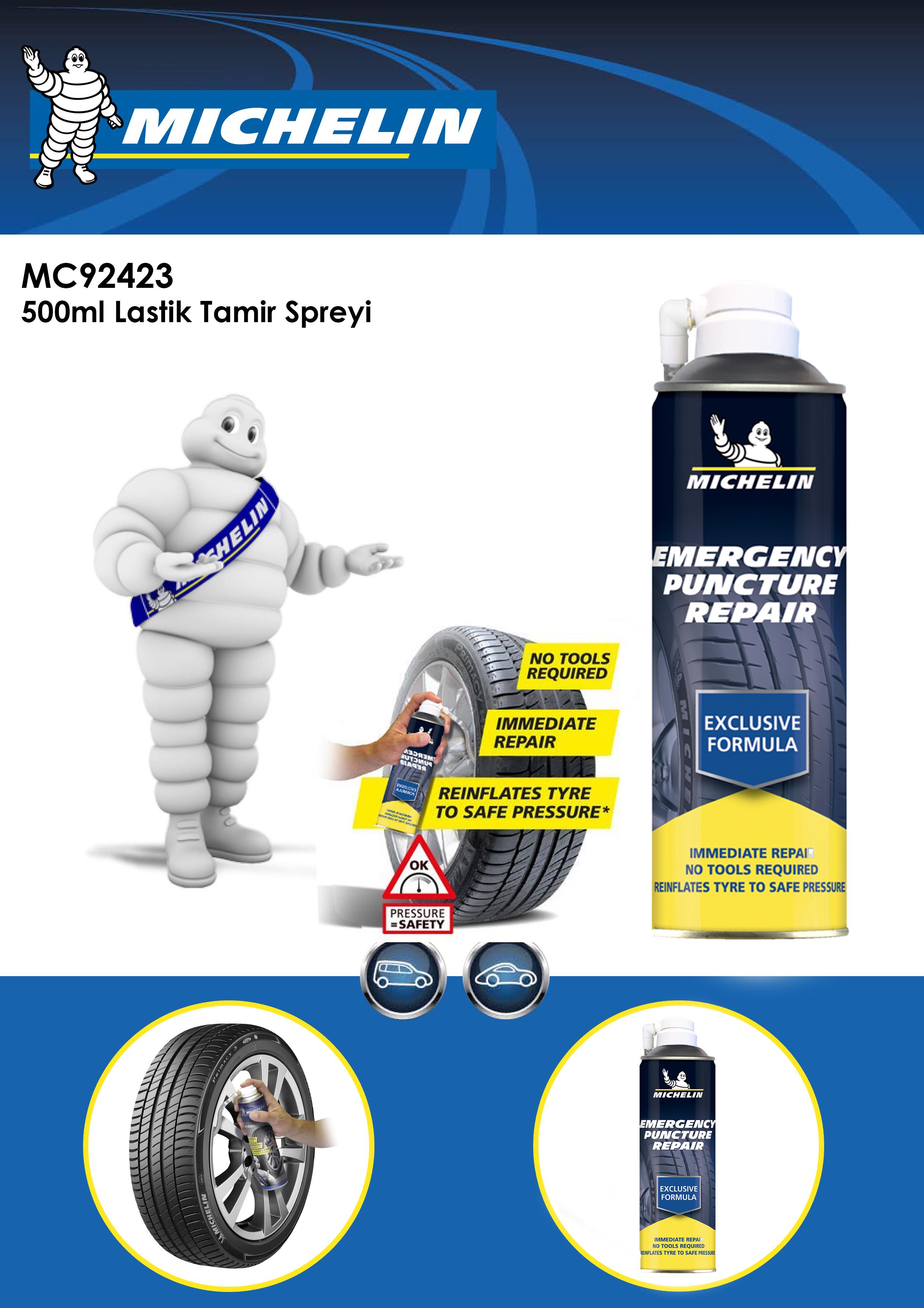 Michelin MC92423 500ml Lastik Tamir Spreyi - . Görsel