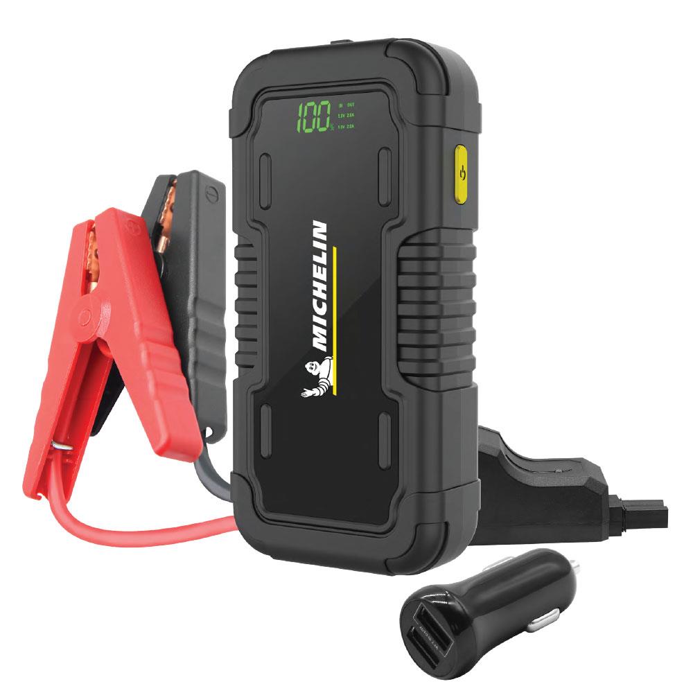 Michelin MJS80 12Volt 1000Amp Lityum Polimer Akü Takviye + Powerbank + Led Lamba - . Görsel