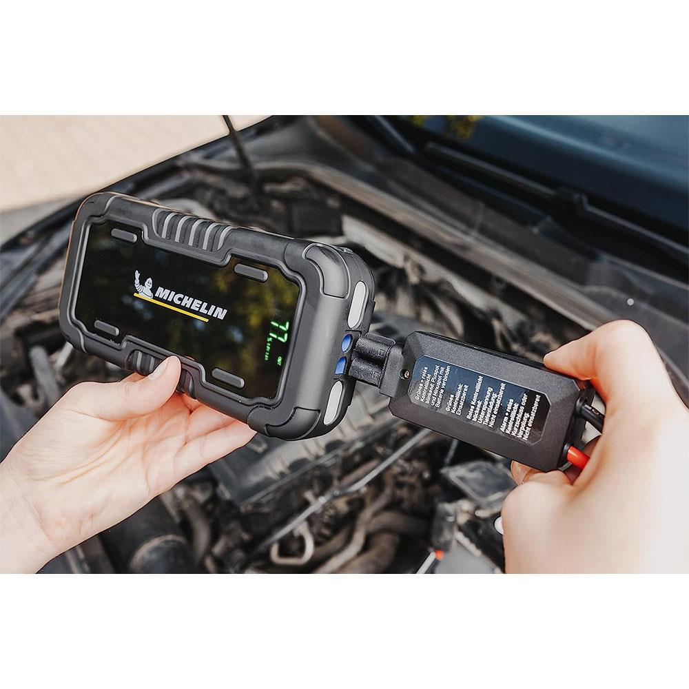 Michelin MJS80 12Volt 1000Amp Lityum Polimer Akü Takviye + Powerbank + Led Lamba - . Görsel