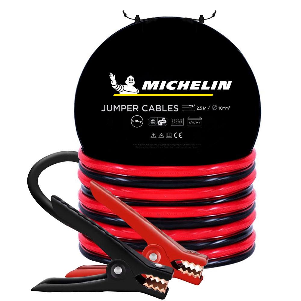 Michelin ML4002 6V/12V/24V 500Amper 2,5Metre 10mm² Akü Takviye Kablosu - . Görsel