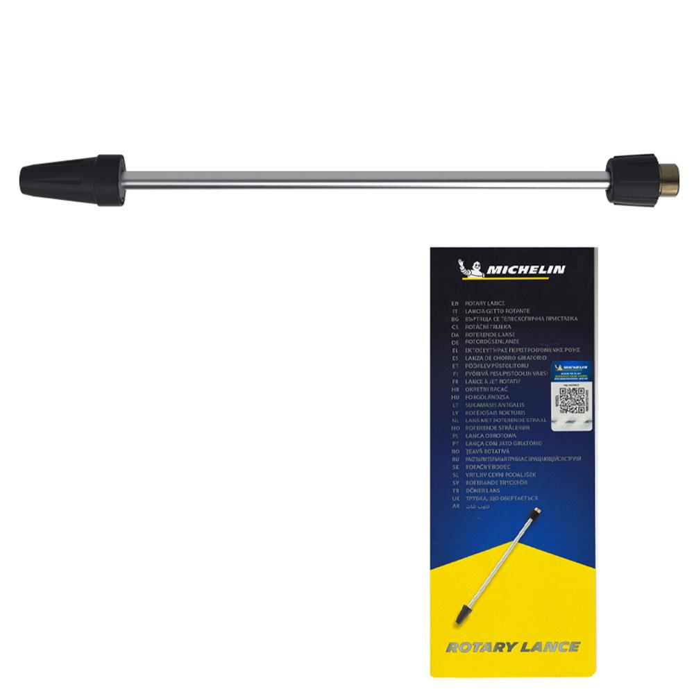 Michelin MPX47015 Basınçlı Yıkama Makinesi Tabancası İçin Pirinç Alaşımlı Mızrak ve Döner Su Püskürtme Başlığı - . Görsel