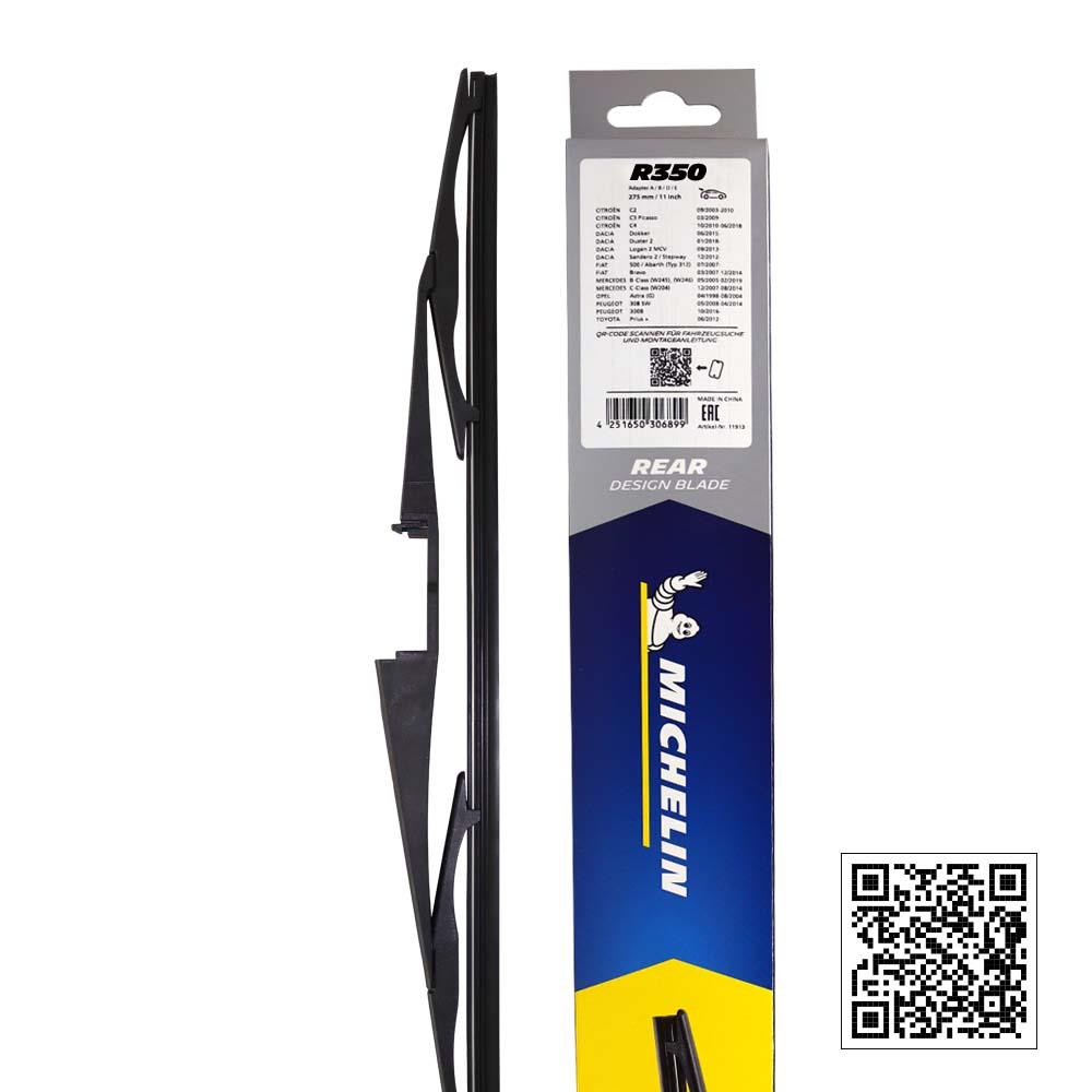 Michelin Rainforce™ MCR350 35CM 1 Adet Universal Telli Hibrit Arka Silecek - . Görsel
