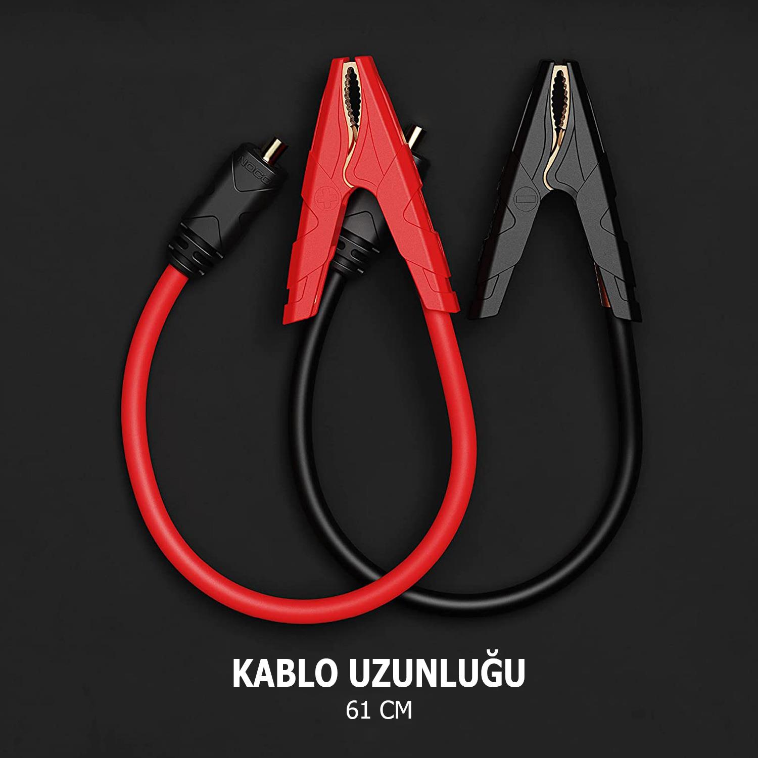 NOCO GBC004 12V/24V GB500 Ağır Hizmet Tipi Akü Takviye Bağlantı Kablosu - . Görsel