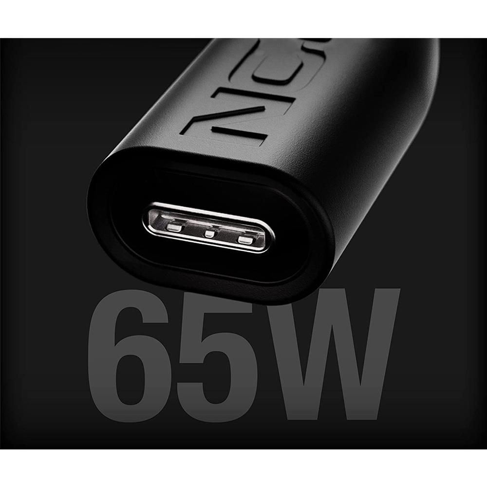 NOCO GBC011 12V 65Watt TYPE-C Araç Çakmak Uçlu GBX Serisi Akü Takviye ve Hızlı Şarj Bağlantı Kablosu - . Görsel