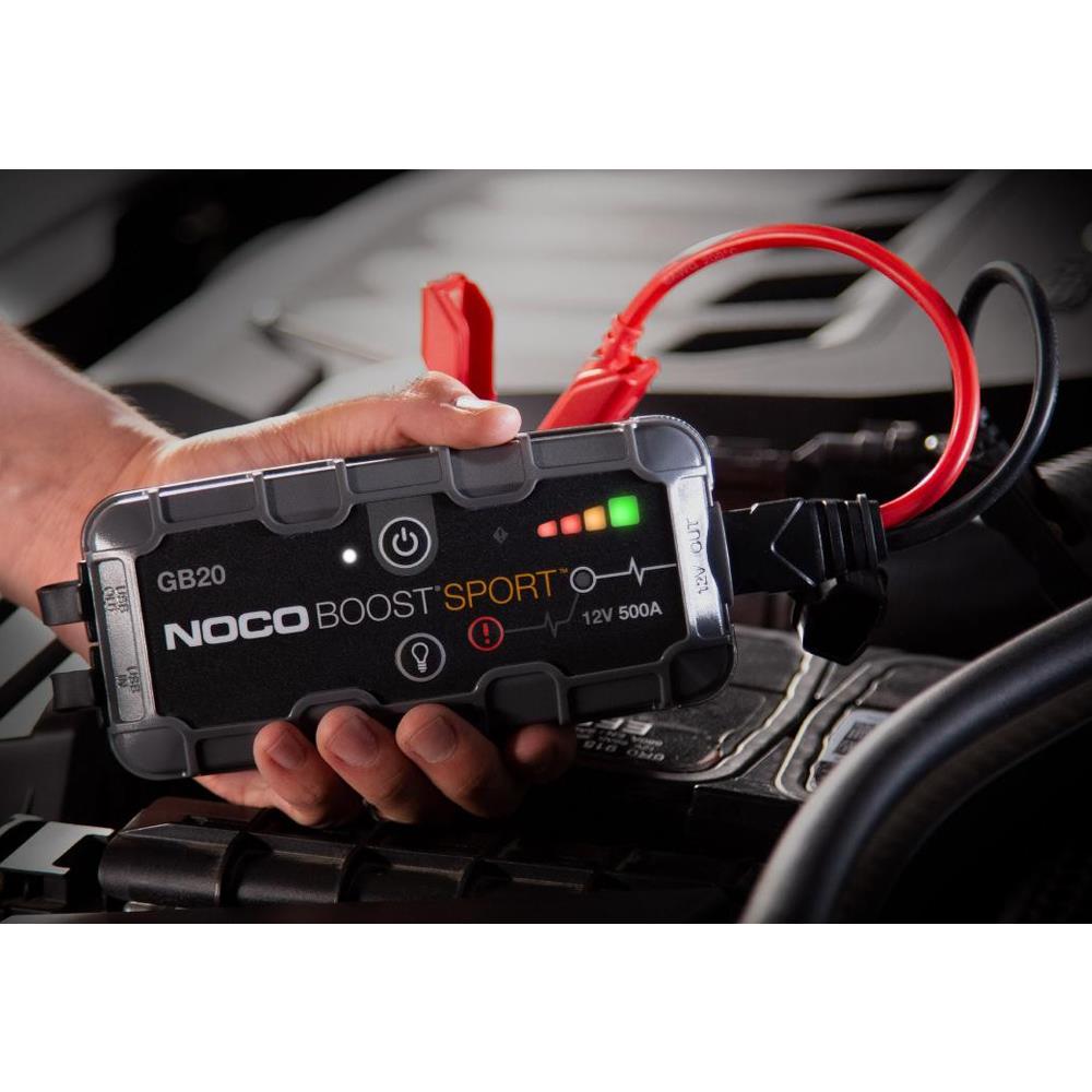 NOCO Genius GB20 12V 500Amp Ultrasafe Lityum Akü Takviye + Powerbank + Led Lamba - . Görsel