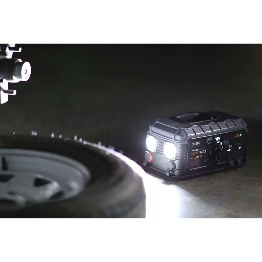 NOCO Genius GB500 12V/24V 6250Amp Ultrasafe Lityum Akü Takviye + Powerbank + Led Lamba - . Görsel